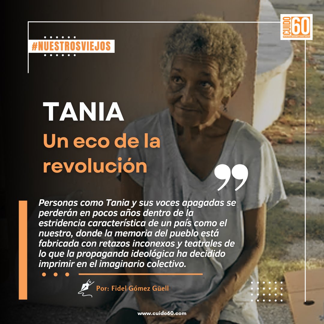 📢🇨🇺🗣️Esta es la historia oculta en las calles de nuestro país con #NuestrosViejos. Hoy compartimos el relato conmovedor de Tania, una mujer que lleva consigo los ecos de una juventud revolucionaria y una vejez marcada por la nostalgia y la soledad. ⚠️💔Personas como Tania y sus…