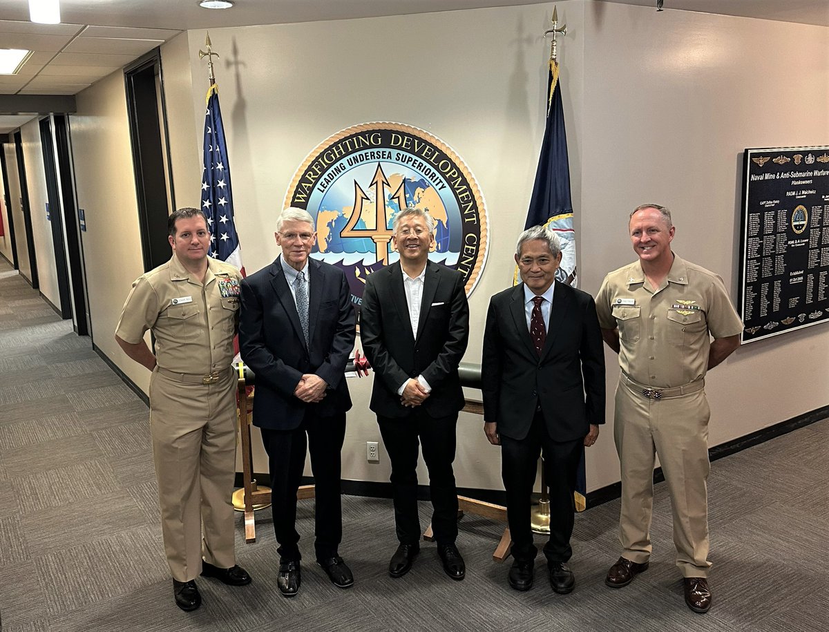 Great to see the amazing work of @USNavy’s Undersea Warfighting Development Center and their collaboration with @indiannavy on maritime domain awareness in the Indo-Pacific region.