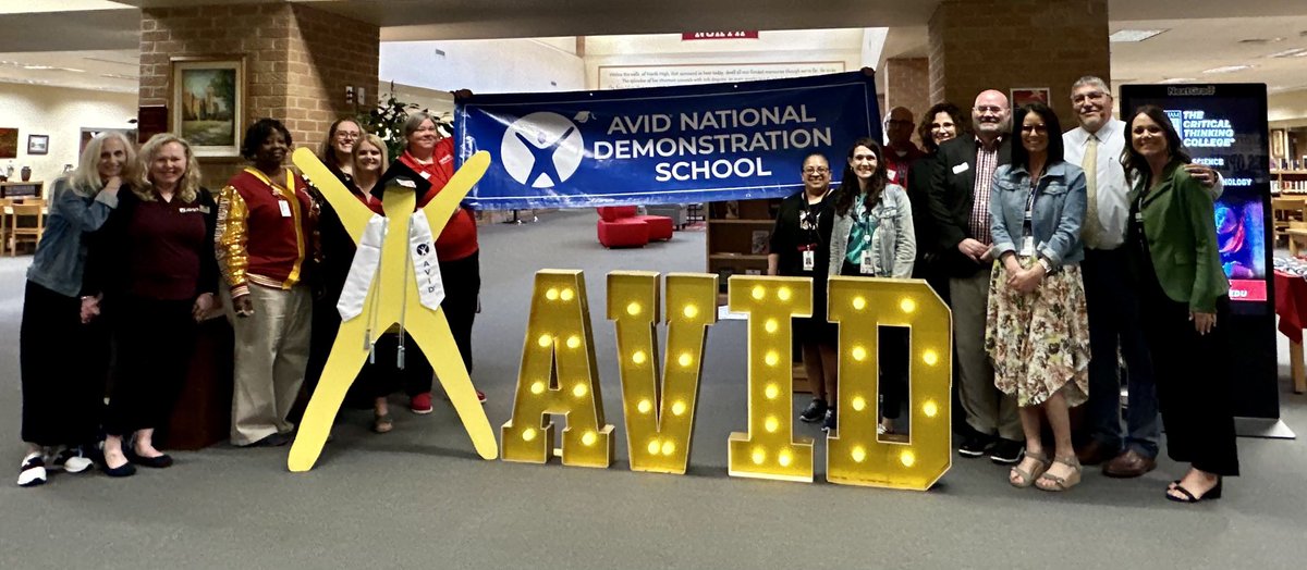 Congratulations to @WichitaUSD259 @WichitaNorth259 North High School for being recognized as an AVID National Demonstration School! Your hard work and focus on student success paid off! #WPSPROUD