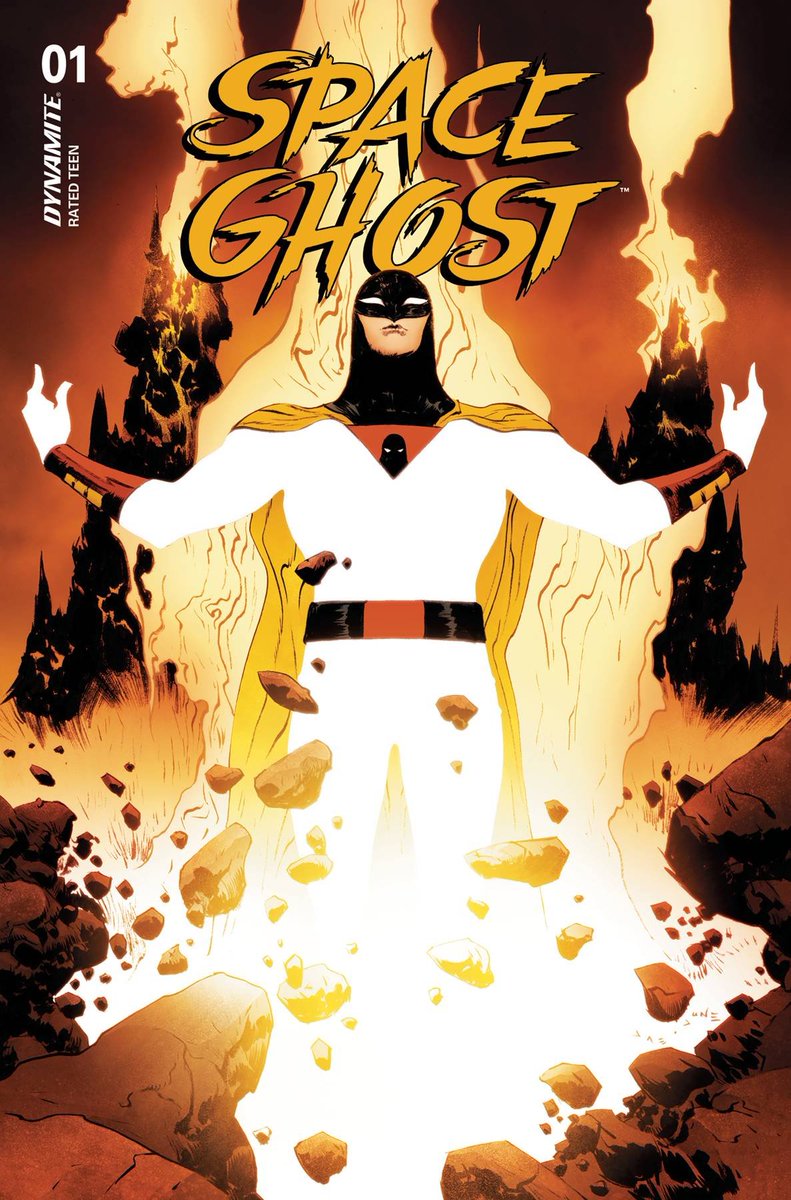 Can you believe it's only ONE WEEK until SPACE GHOST #1 hits comics shops nationwide??? You guys, I am beside myself with excitement — I **cannot wait** for you all to read this book. 🪐👻