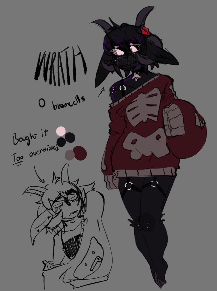 the name is Wrath but their mos common emotion is anhedonia
