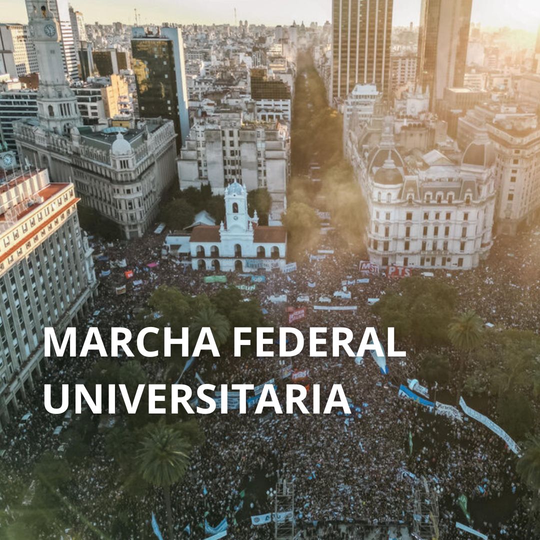 MARCHA FEDERAL UNIVERSITARIA

Estás en la foto. Es tu mejor primer plano en la multitud, sin saber que sos vos. La foto es pueblo, y es lo que sos bajo ese sol tibio del otoño. Buenos Aires, Rosario. Donde sea, estás en la foto. Y no olvidarás este día, cuando eras simplemente