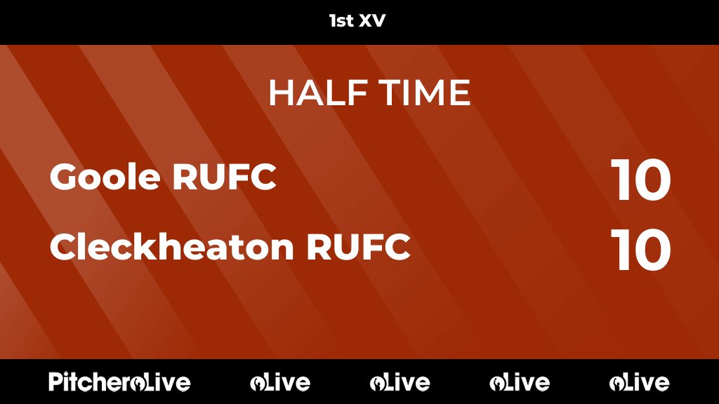 CleckheatonRUFC's tweet photo. HALF TIME: Goole RUFC 10 - 10 Cleckheaton RUFC
#GOOCLE #Pitchero
https://t.co/vQhRRaPV4Z https://t.co/s7mNR2u9ih
