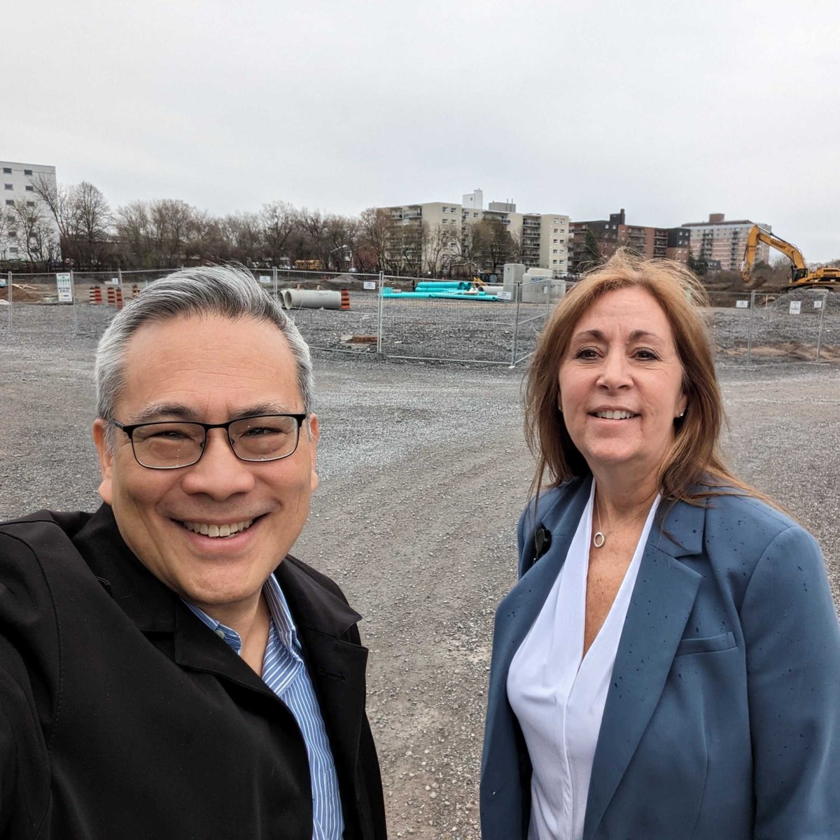 Last week, I visited @PVI_Village getting underway and was able to see @providence_care’s new Providence Manor project and the @HospiceKingston Residence construction. I also spoke about enabling affordable housing as part of the @SrsofProvidence legacy. #ygk #Kinsgton