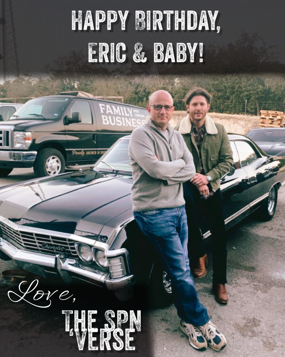 thespnverse's tweet photo. Wishing the Happiest of Birthdays to our Mastermind @therealKripke and home to the boys, Baby!
#happybirthdaybaby #SPNFamily https://t.co/a9mHQ17qUI