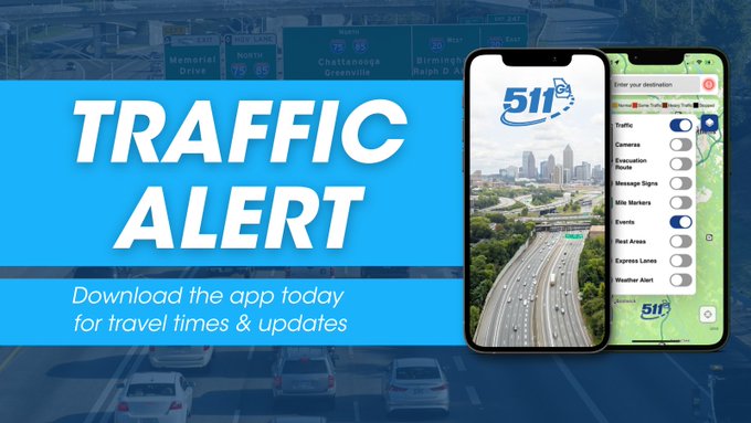 JOHNSON CO - All lanes are blocked on SR 57 E/W past Spring St. (mm 12.88) due to downed powerlines. Expect delays | Est. end time: 3:00 pm #JohnsonCounty Call 511 for updates and follow the incident here: 511ga.org/EventDetails/I…