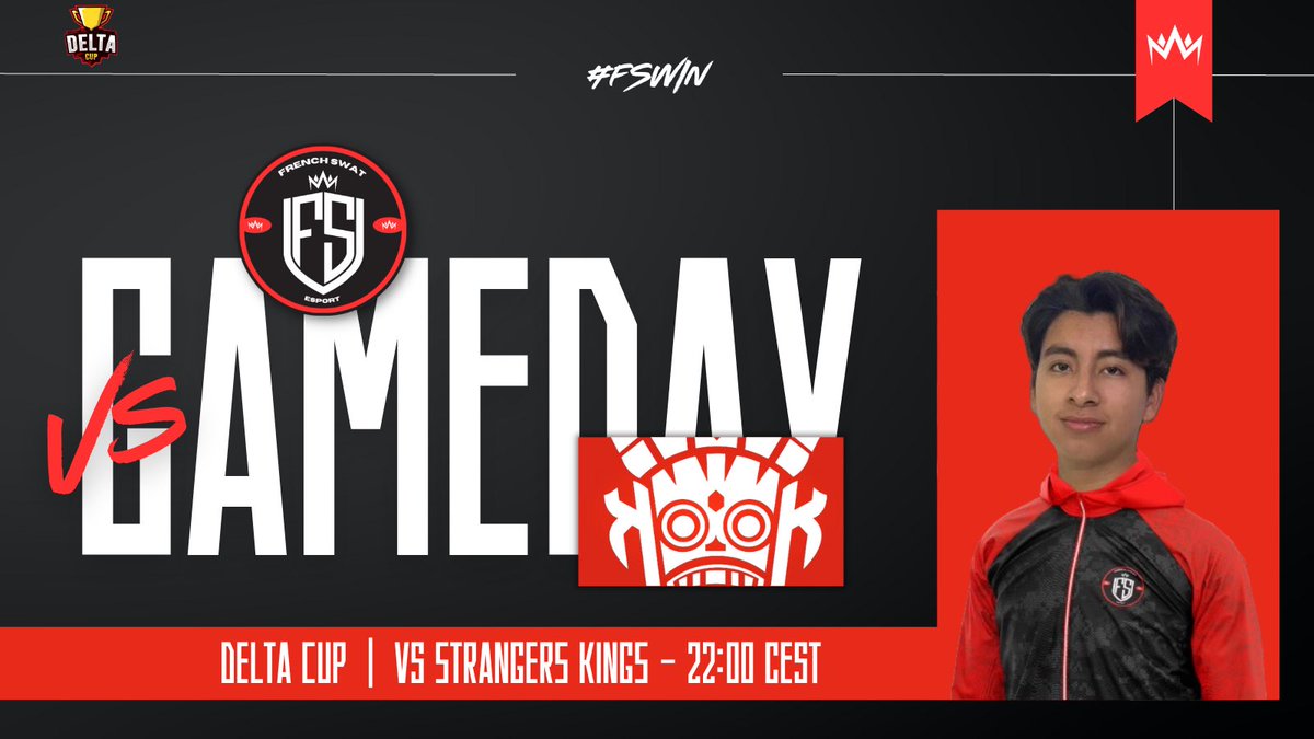 #ClashRoyale ➩ Match 1 🏆 | @DeltaCup_2 🆚 | @StrangersGG 📍 | Day #5 🕰️ | 11pm CEST 🇪🇺 Last match for a good position if we can win! 🔴⚫️ #FSWIN