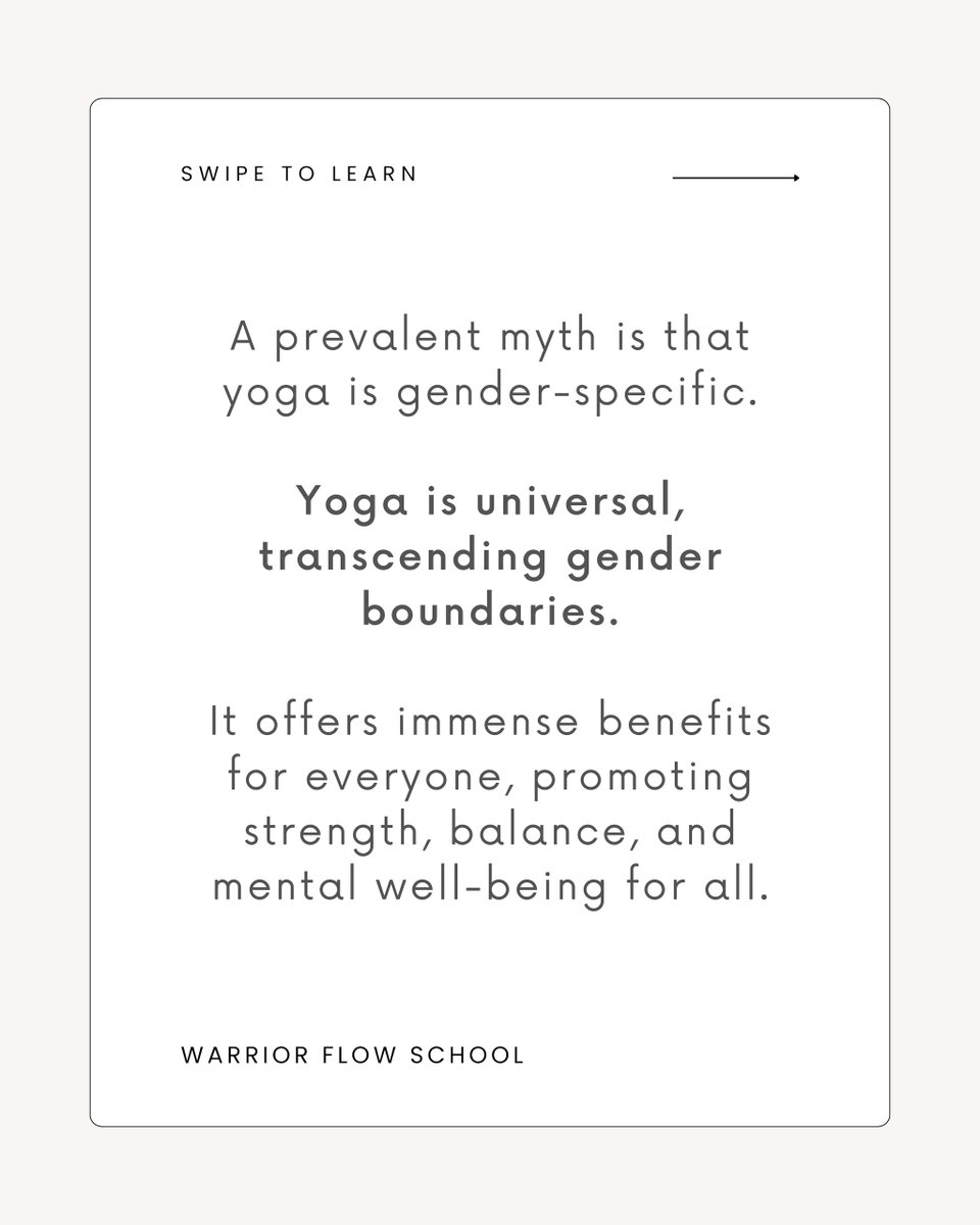 warriorflows's tweet image. Dive into debunking myths about yoga.
Follow us for yoga for community outreach!

#WarriorFlow #WarriorFlowSchool  #YogaForCommunityOutreach