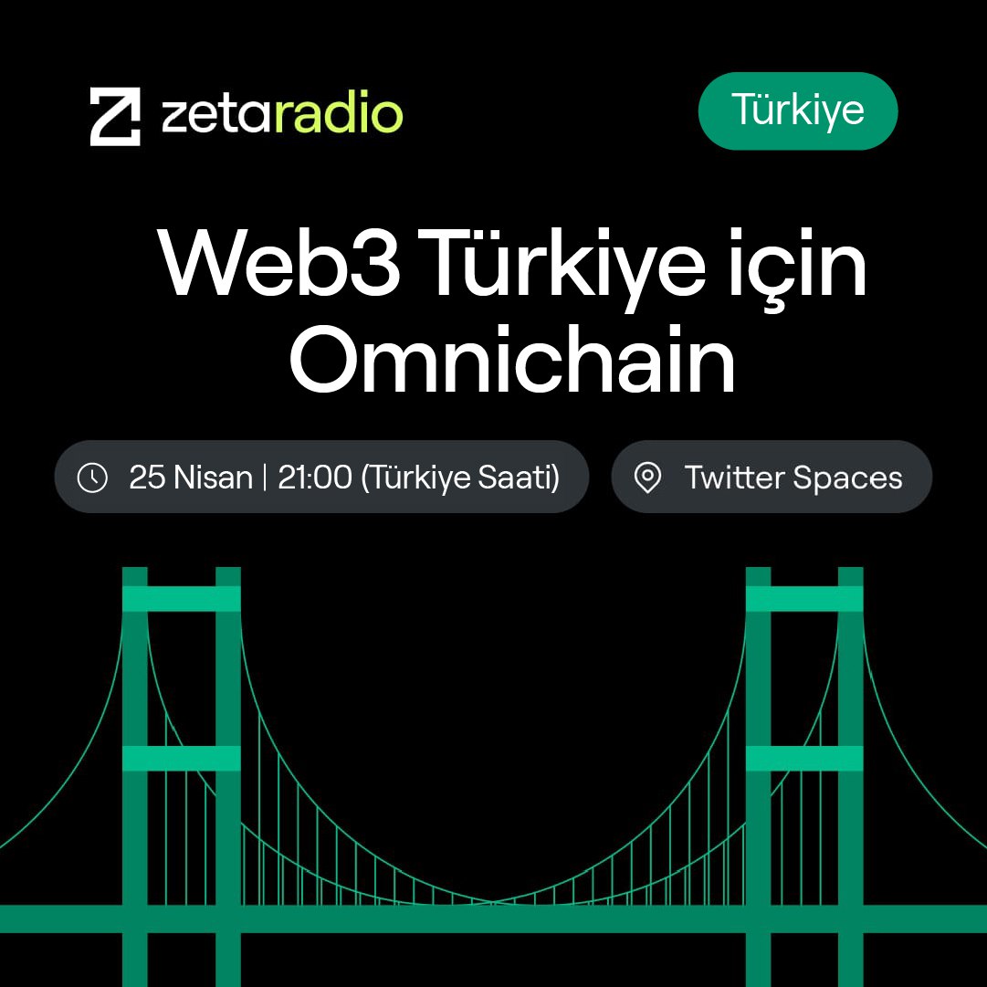 ZetaChainTR's tweet image. ZetaRadio için hazır mısınız?

Hadi bir #çekiliş düzenleyelim ve Perşembe günü space'te buluşalım📣

Koşullar:
- RT &amp;amp; FAV
- Takip et: @ZetaChainTR @Cryptoloss1 @souveyr @mertfeo
- Perşembe, saat 21.00'de space'ye katıl

🎁Ödüller: 4 kişiye toplamda 100$
🔔x.com/i/spaces/1zqKV…