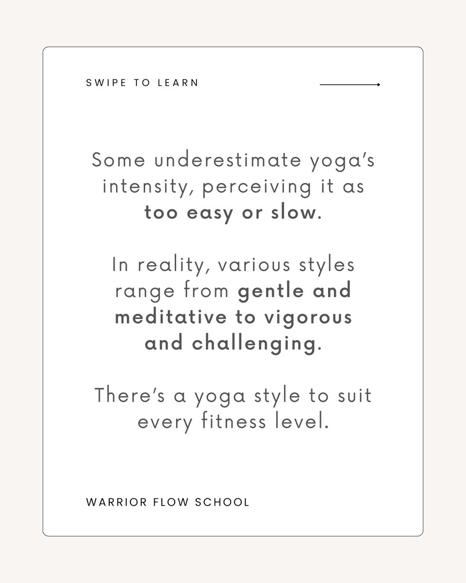 warriorflows's tweet image. Dive into debunking myths about yoga.
Follow us for yoga for community outreach!

#WarriorFlow #WarriorFlowSchool  #YogaForCommunityOutreach