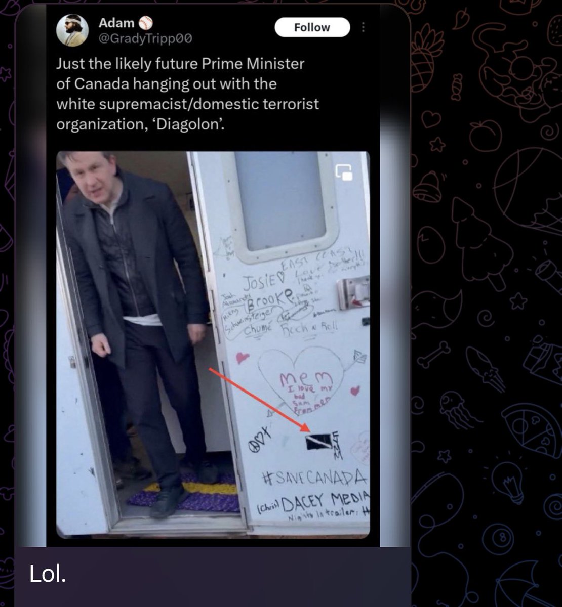 sock82's tweet photo. New episode of #PoilievreDitchBillies , Season 1 , is out.
Poilievre gets the grand #TrailerTour, tips on Sleeping in a car trunk, and hears about the exciting new developments in #Chemtrails technology. https://t.co/RqGcddIJfV