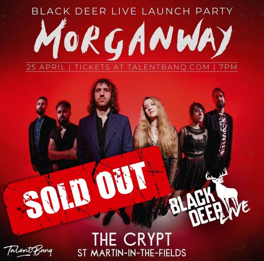 SOLD OUT! 💥 London, we love you ❤️ See you tomorrow xxx we’ll be giving it our all 🤘 @talentbanq @blackdeerfest #blackdeerlive