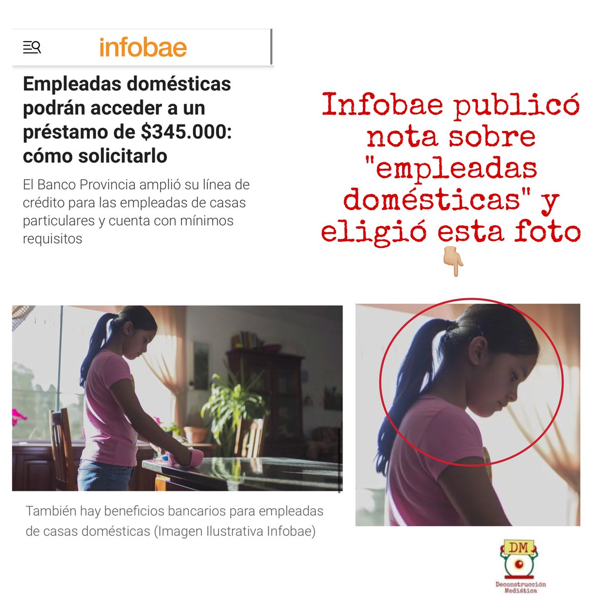 👉 Mirá la imagen que eligió <a href="/infobae/">infobae</a> para hablar sobre trabajo en casas particulares: