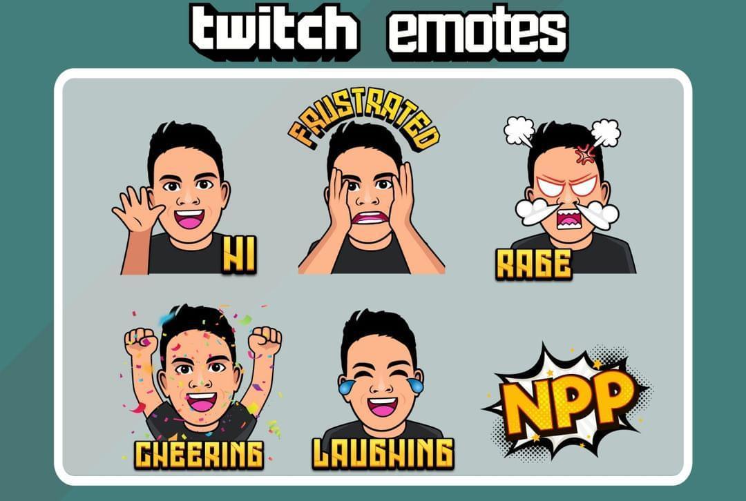 ARTBYALISON's tweet image. Emotes done for my client ❤️