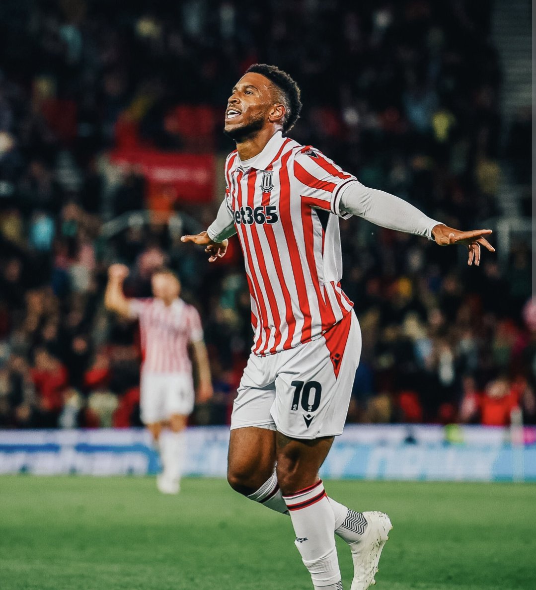 SCFC_Demi's tweet photo. Hearing that Tyrese Campbell is close to signing a 2 year extention. He has changed his mind now and now wants to stay at Stoke. The contract keeps him at the club until 2026 meaning that he would have played for Stoke for 10 years straight. What a milestone that would be! https://t.co/Inmp00JKB1