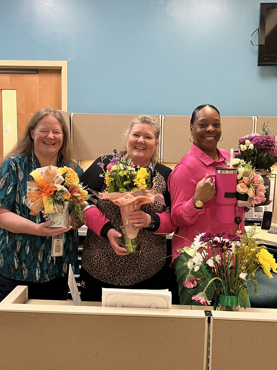 Happy Administrative Professionals' Day! Shout out to these wonderful ladies. Douglas could not function without them. Thank you for going over and beyond for our school community! <a href="/PTADouglasES/">Douglas PTA</a> <a href="/DouglasESDragon/">Douglas Elementary</a> #simplythebest