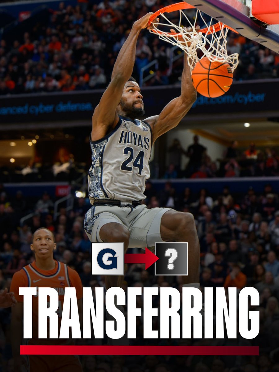 #BREAKING: Georgetown star forward Supreme Cook has entered the transfer portal, sources confirm.

Averaged 10.5 PPG and 8.0 RPG for the Hoyas last season. A somewhat large loss for Ed Cooley’s squad.