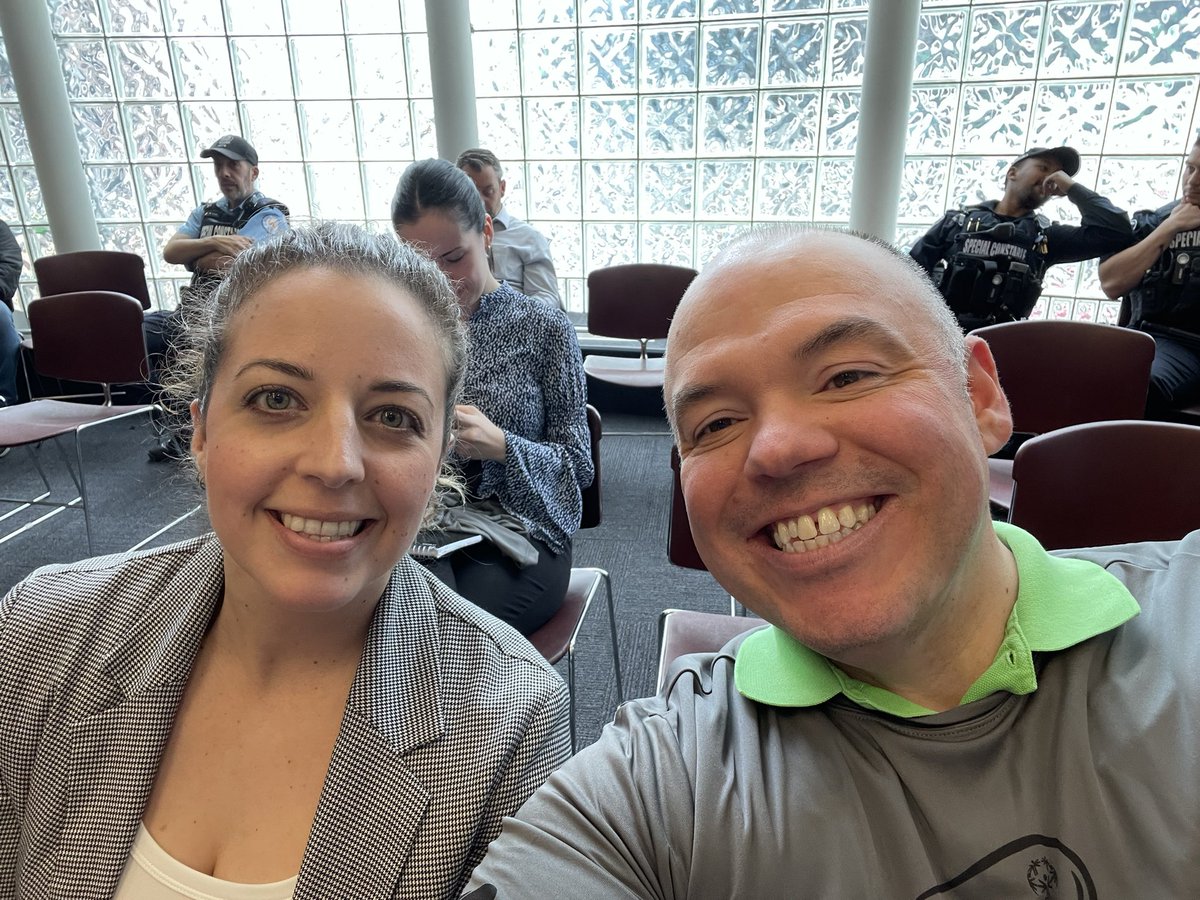 Look who I got to see again today… that’s right my #bff @RochelleTPS! She was attending our @LETRToronto kick off for this years run which will take place May 30th! I sit on the #LETR committee and she’s our site rep representing @TPS31Div. #selfie