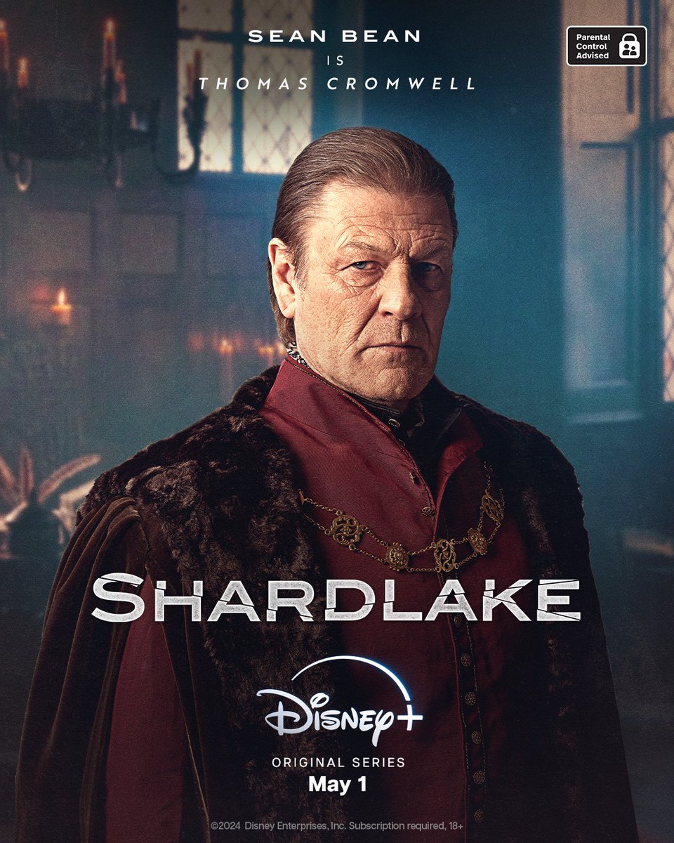 #Shardlake on @DisneyPlusUK 1st May 
#SeanBean