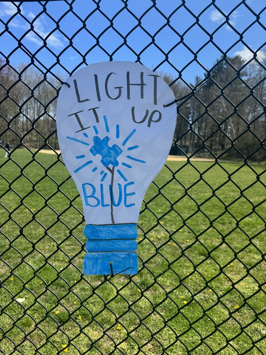 Come cheer us on today at 3:45 in support of Autism Awareness 🥎