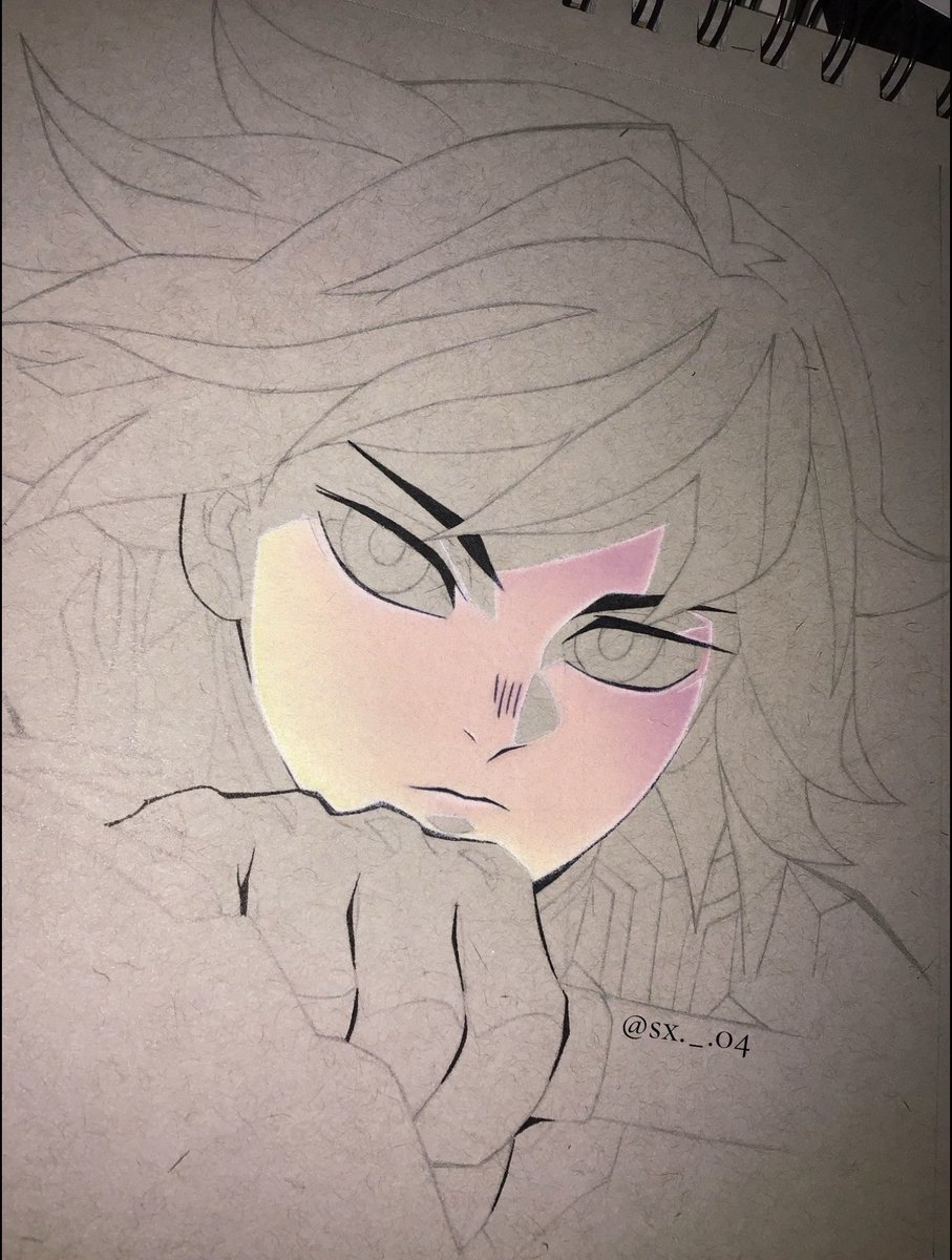 Update🦔 #anime #AnimeArt #demonslayer #KNY #knytwt #drawing #drawingart #hashira #kimetsunoyaiba