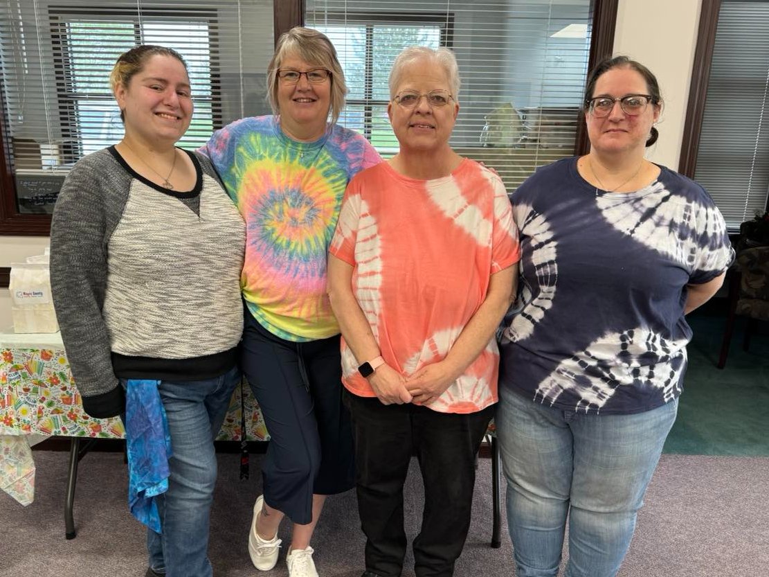 Our 2024 Annual Meeting was a major success!
We had a lot of fun meeting our members, while also honoring the late Patsy Baker by wearing tie-dye.
Thank you to those who came and spoke with our board members, as well as providing feedback!

#waynecountyfcu #WCFCU #annualmeeting