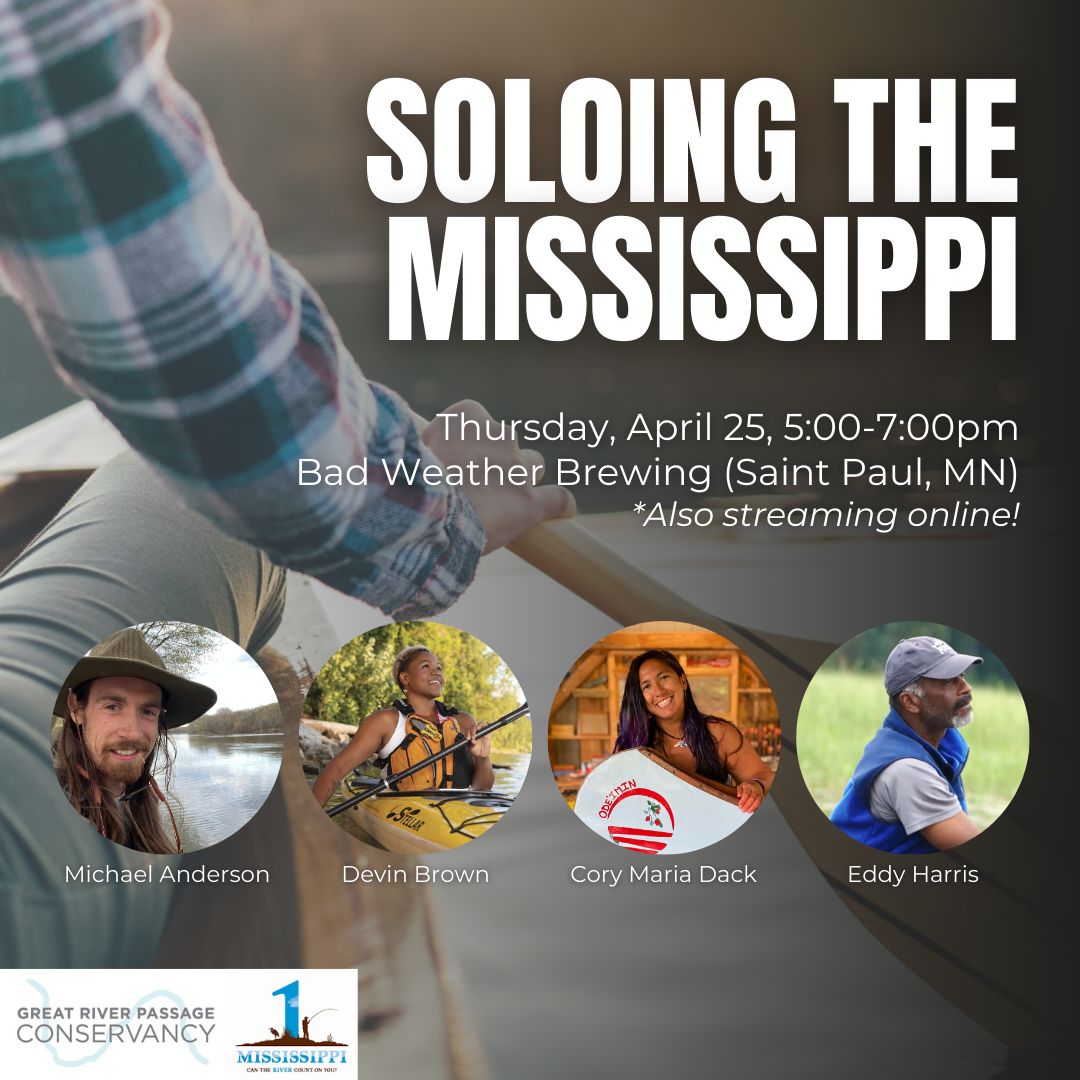 Last chance to register for the free online panel discussion! In-person tickets are sold out, but you can still join us virtually on April 25th, from 5:30 - 6:45 pm CT! 
Register and learn more here: buff.ly/44h1cog 
#MississippiRiver #Events