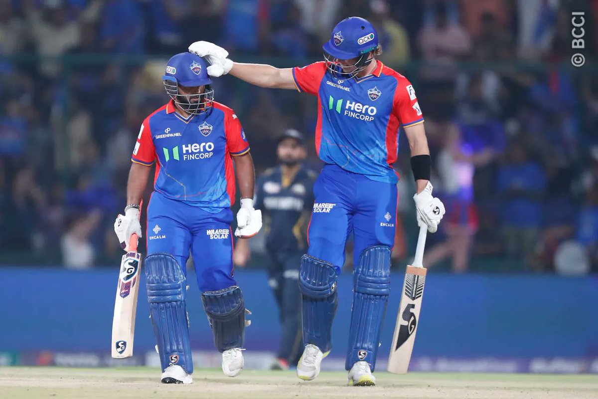 Yet another last-ball thriller this season! @RishabhPant17's partnerships with @akshar2026 and Tristan Stubbs drove @DelhiCapitals to a strong total. After tonight's result, the standings have tightened: 3 teams have 10 points and 3 teams have 8 points. It's becoming…