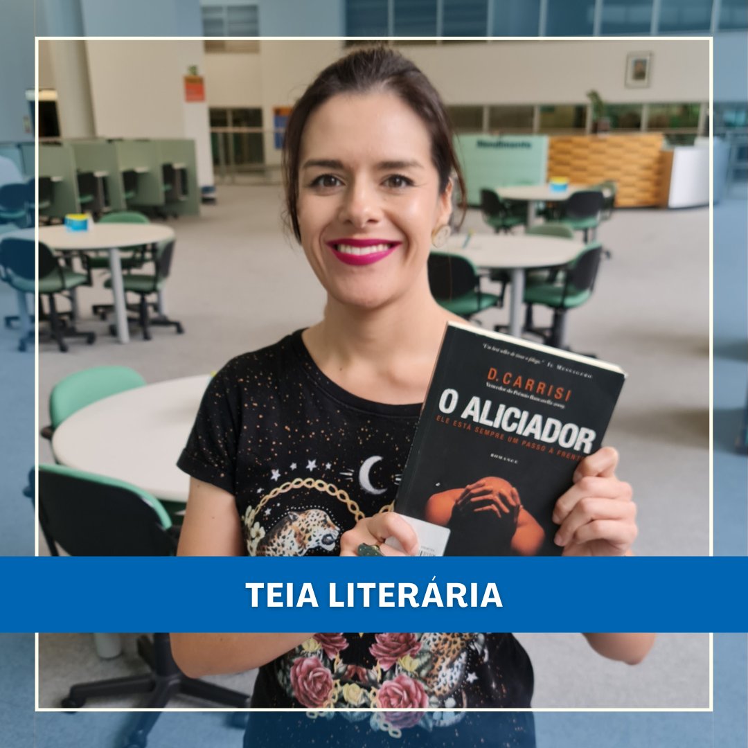 🕸️No #teialiterária de hoje, a bibliotecária Jéssica Müller, do Setor de Suporte e Desenvolvimento, sugere a leitura de ‘O Aliciador’ de Donato Carrisi (@donatocarrisi). 📑 Se você já leu, conte o que achou nos comentários. Se ainda não leu, fica a dica!