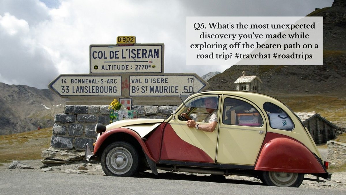 Q5: What's the most unexpected discovery you've made while exploring off the beaten path on a road trip? #travchat #roadtrips