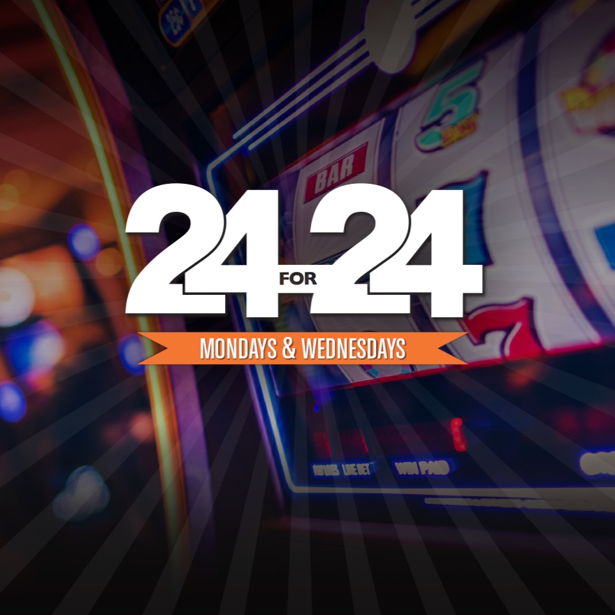 Get in on #24for24 today! 🎉

Earn $24 #RewardsPlay with 24 points on your club card every Wednesday!

💁 bit.ly/3vgi7dw

#fancydance #fancydancecasino #casino #freeplay #getfancy #playersclub #ponca #prizes #reward #slots #stayfancy #wherewinnersdance