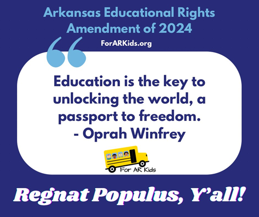 Poverty should never be a barrier to academic success. If you support guaranteeing wrap-around educational services for #Arkansas kids in poverty, join the movement #ForARKids!
Follow. Share. Like. Sign.
forarkids.org
#AREducationalRightsAmendment #RegnantPopulus #arpx