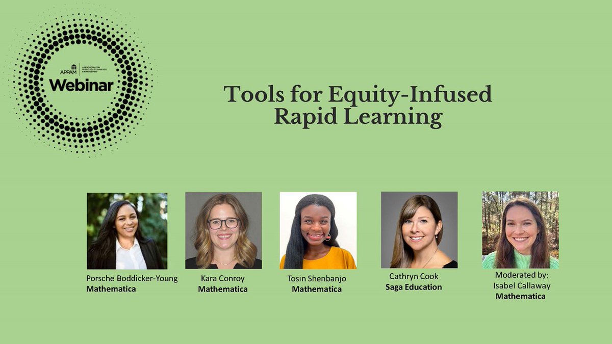 Looking for free, publicly-available tools to make programs more inclusive and equitable? Join our webinar discussion TOMORROW with @MathematicaNow and @SagaEducation to learn more. Sign up: ow.ly/e6oX50RnlcM