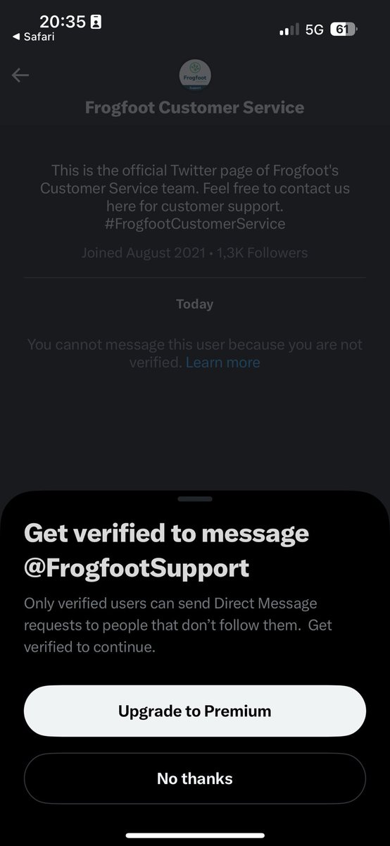DanGRCodes's tweet photo. @FrogfootSupport @lalajdjdhe97002 Tried to DM you my details but you need to follow me https://t.co/4DjW27OL7n