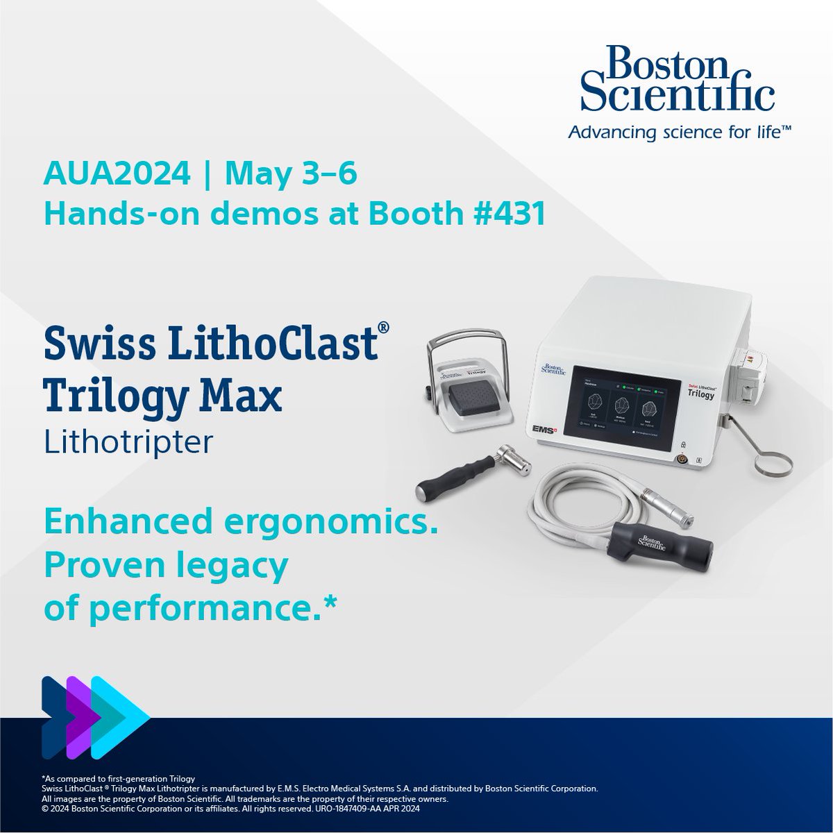 Trilogy Max is here! Check out the ergonomic design updates, including a lighter and smaller handpiece as compared to first-gen Trilogy. Get a live demo in Booth 431 at #AUA24. A must-see! bit.ly/4bs8tV1