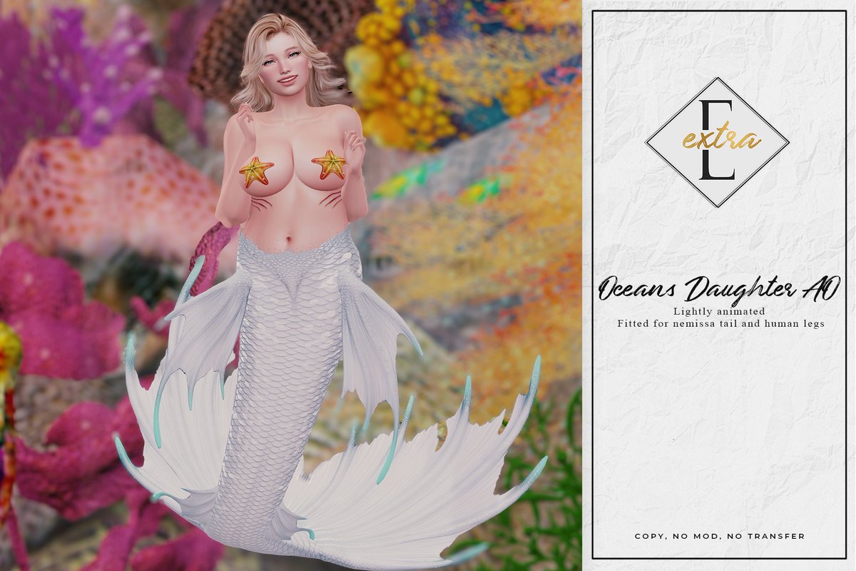 ExtraSL's tweet image. 𝗖𝗼𝗻𝗰𝗵 𝗜𝘀𝗹𝗮𝗻𝗱 𝗙𝗲𝘀𝘁𝗶𝘃𝗮𝗹 𝟱/𝟰 - 𝟱/𝟮𝟱

I went and did something a bit different and tried my hand at working with some tails for Conch! For any of you wanting to be like the people are, there's also human/leg poses built in!

Event Taxi: maps.secondlife.com/secondlife/Con…