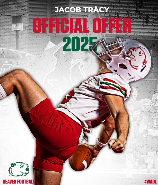 JacobTracy97's tweet photo. After an amazing conversation with @Coach_D_Mac I am blessed to receive  an offer from Minot State University!

@MSUBeaversFB 
@yelm_football 
@CoachRonquillo 
@bhoop81 
@BryanIrion 
@ToddCordova2 
@DimondJake 
@BrandonHuffman https://t.co/pdNDpnOA81