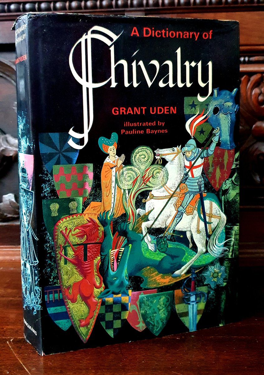 58 days until the #YotoCarnegies24 awards. Today’s illustration medal book I’m highlighting is the 1968 winner. Dictionary of Chivalry, illustrated by Pauline Baynes and written by Grant Uden @CarnegieMedals @CILIPinfo