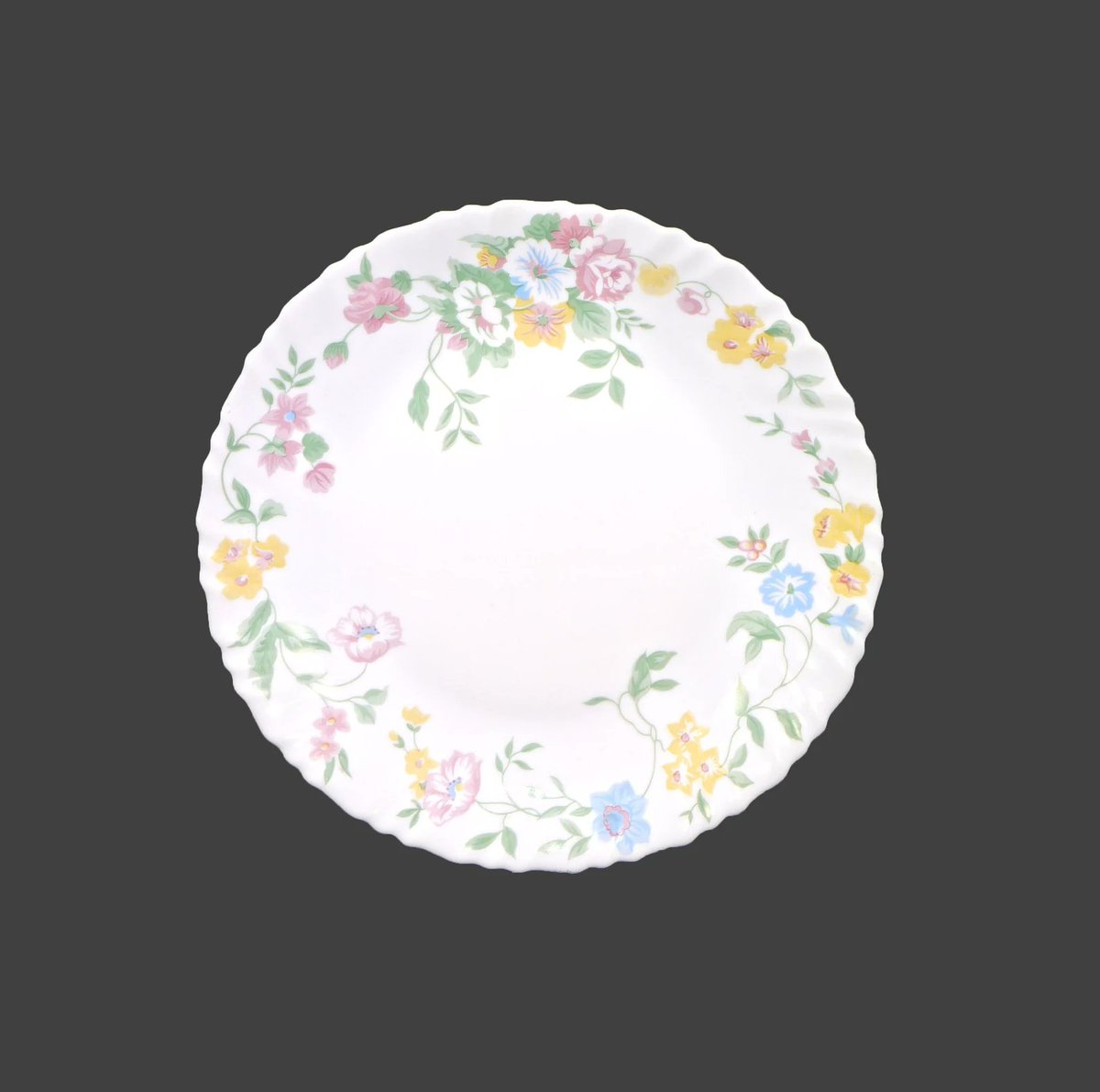G97816960Girl's tweet photo. Arcopal Feston Hortense large, milk glass dinner plate made in France. https://t.co/mZQ1CxctCk via @Etsy #BuyfromGroovy #antiqueshop #tableware #dinnerware #tabledecor #milkglass #Arcopal #FestonHortense #AcropalFestonHortense #Springdishes #EtsySellers https://t.co/qXKyba6KU0