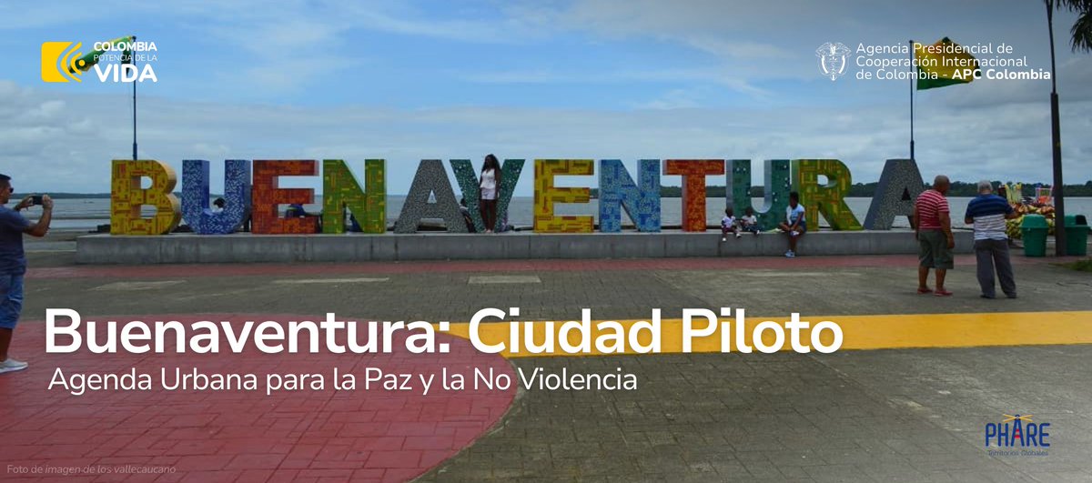 ¡La agenda avanza! 📢Anunciamos junto con @APCColombia y @eLankidetza la selección de Buenaventura para el piloto del proyecto “Agenda Urbana para la Paz y la No Violencia”, a fin de contribuir a la paz y la lucha contra las violencias en espacios urbanos🔗phare-global.org/wp-admin/post.…