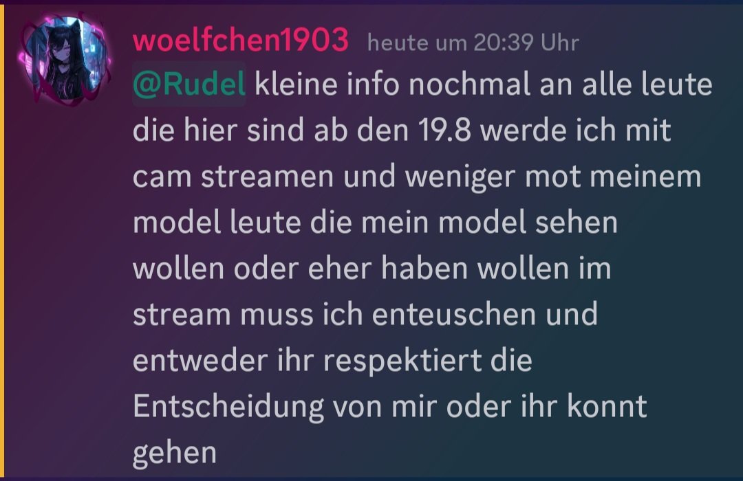 Nochmal alls kleine info an euch