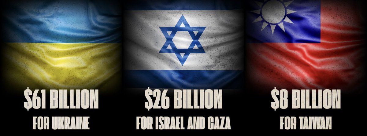 @CollinRugg Including Israel and Ukraine in the count would give us 52 'states,' with both receiving more funding than some of our actual states.