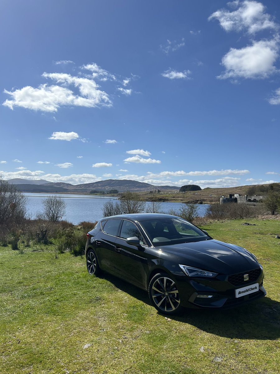 It’s all about the location and the car. Back filming with @ArnoldClark and the lovely Seat Leon FR Evo .