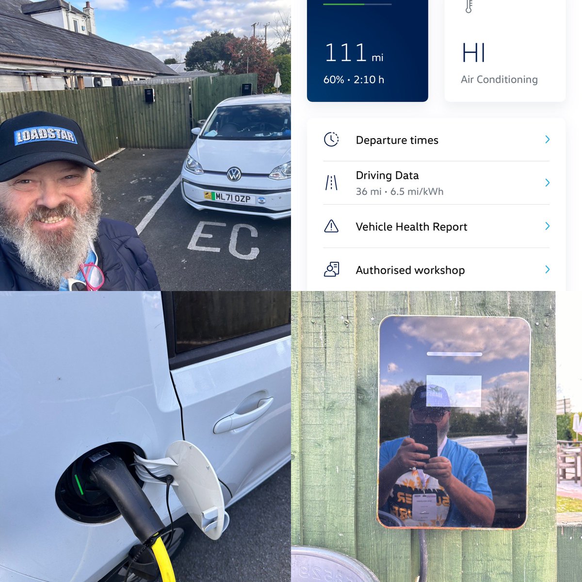 PeoplesTariff's tweet photo. Stopped at a lovely pub on my way back from @TheCVShow , FREE charging thanks to Dan,Maisie & all the staff & @zap_map for letting me find you :) I will definitely come back on Monday for #steaknight :) https://t.co/MIBU9WpTD3 Patric #peoplestariff #greenstripshow #EV6000 #EV2000 https://t.co/IYV2Fs4fNE