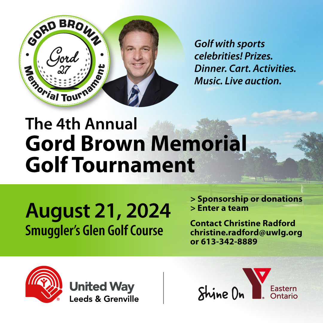 We're looking for a few more sponsors for our Gord Brown Memorial Golf Tournament happening this August. If your business is interested in sponsorship or donating prizes to our tournament, please reach out to Christine Radford at christine.radford@uwlg.org today.