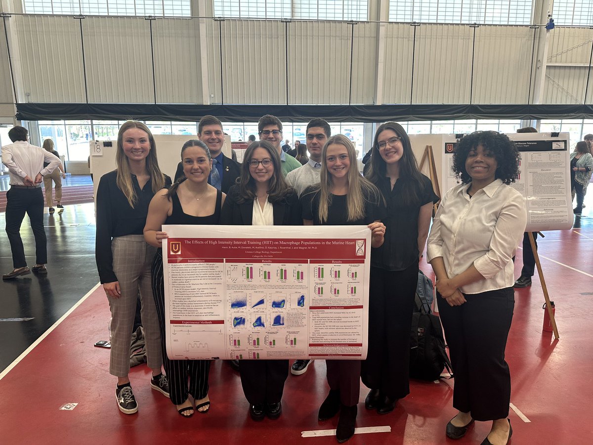 wagner_mj's tweet photo. I’ve had a wonderful year as a VAP at Ursinus! Today the college celebrated student achievement. It has been a pleasure to work with 9 undergraduate research students! Total of 3 posters presented. Talented group of students that bring a lot of passion to what they do! https://t.co/A1BHQMqNYQ