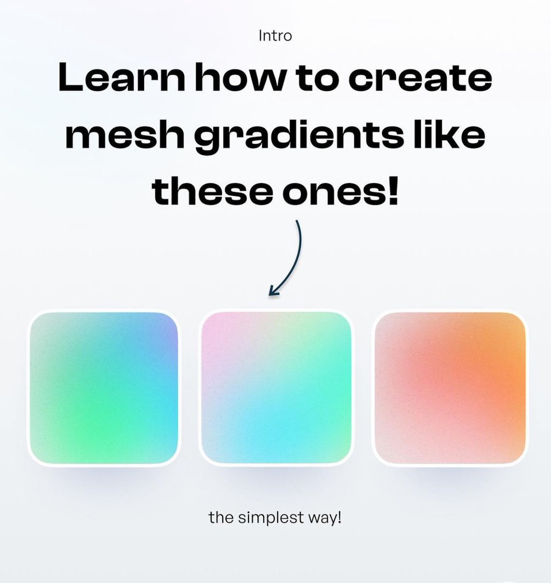 7 easy ways to make those mesh gradient designs you've been admiring from afar😊
 
shoutouts to @uiadrian for making this super simple,
check-in the 🧵 to learn more

#Figma #MeshGradients #Design