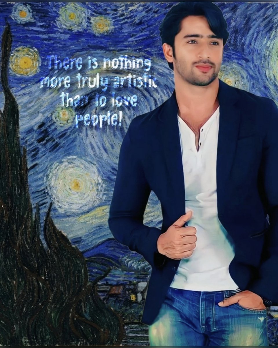 There Is Nothing More Truly Artistic Than To Love People ~ Van Gogh 

#ShaheerSheikh #VanGoghQuotes #FanMoment #LifeQuotes #RiseNShine #LoveAndRespect

@Shaheer_S ♥️

#GodBlessYou #ShaheerSheikh