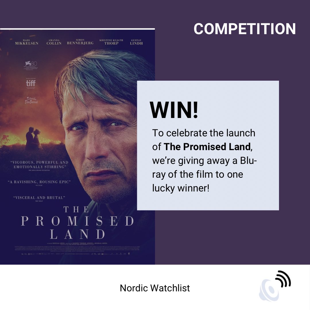 We've teamed up with @IconFilm to give you the chance to win a Blu-ray copy of the epic Danish film, 'The Promised Land'! 🎬🍿 Here's how you can win: 1️⃣ Follow us and @iconfilm 2️⃣ Retweet this post 👍 3️⃣ Tell us your favourite Mads movie!