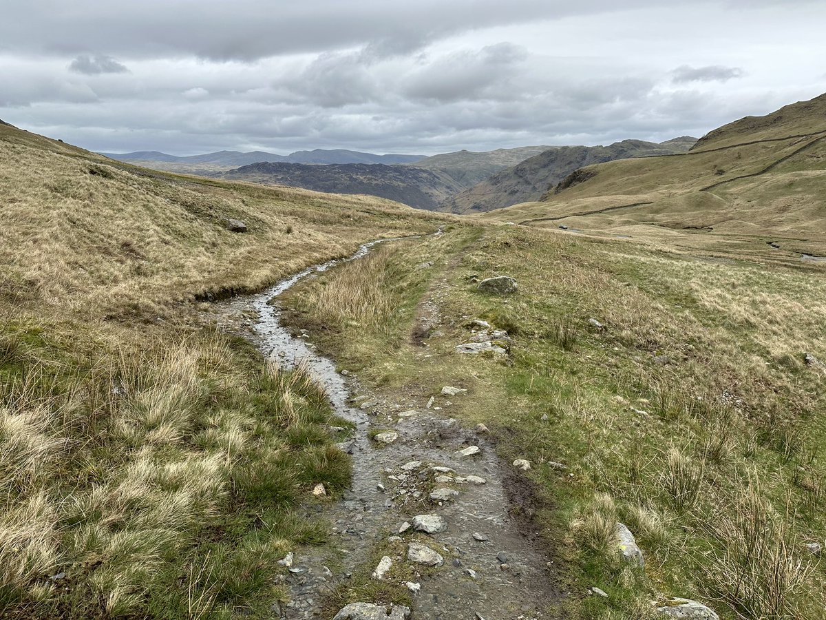 Ennerdale was so calm and peaceful. Loved seeing 3x grasshopper warblers 🐦 in area. Then route climbed up and over to Honister before descending to Borrowdale. Amazing mountain views! 🥾 

#NationalTrail #LakeDistrict #CoastToCoast #C2C